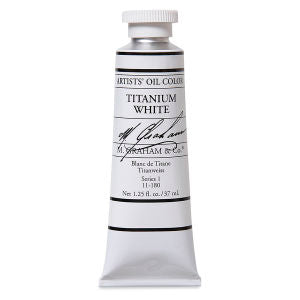 TITANIUM WHITE OIL PAINT 1.25O